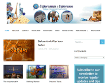 Tablet Screenshot of exploramum.com